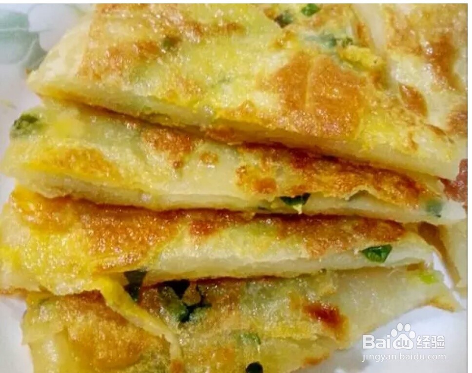 鸡蛋葱花油饼