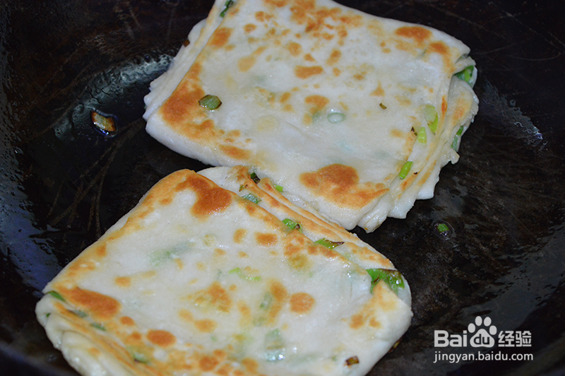 家常葱花饼的制作