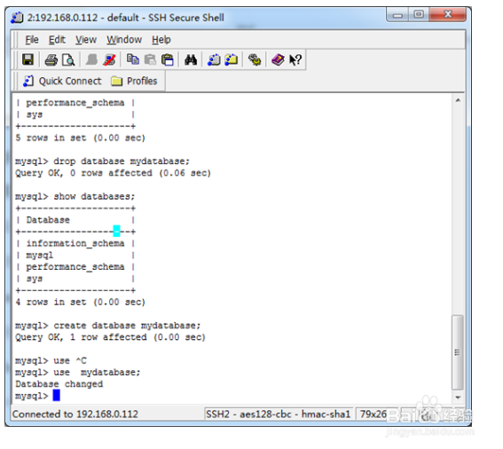 MySQL数据库常用命令
