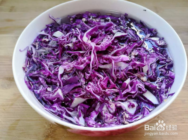 凉拌紫甘蓝，睡眠好帮手