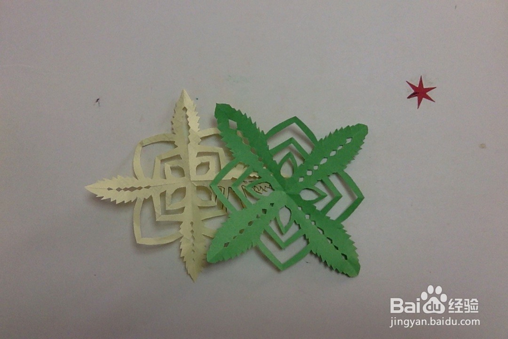 怎样剪窗花麦穗对称团花