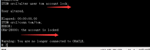 Oracle用户管理user
