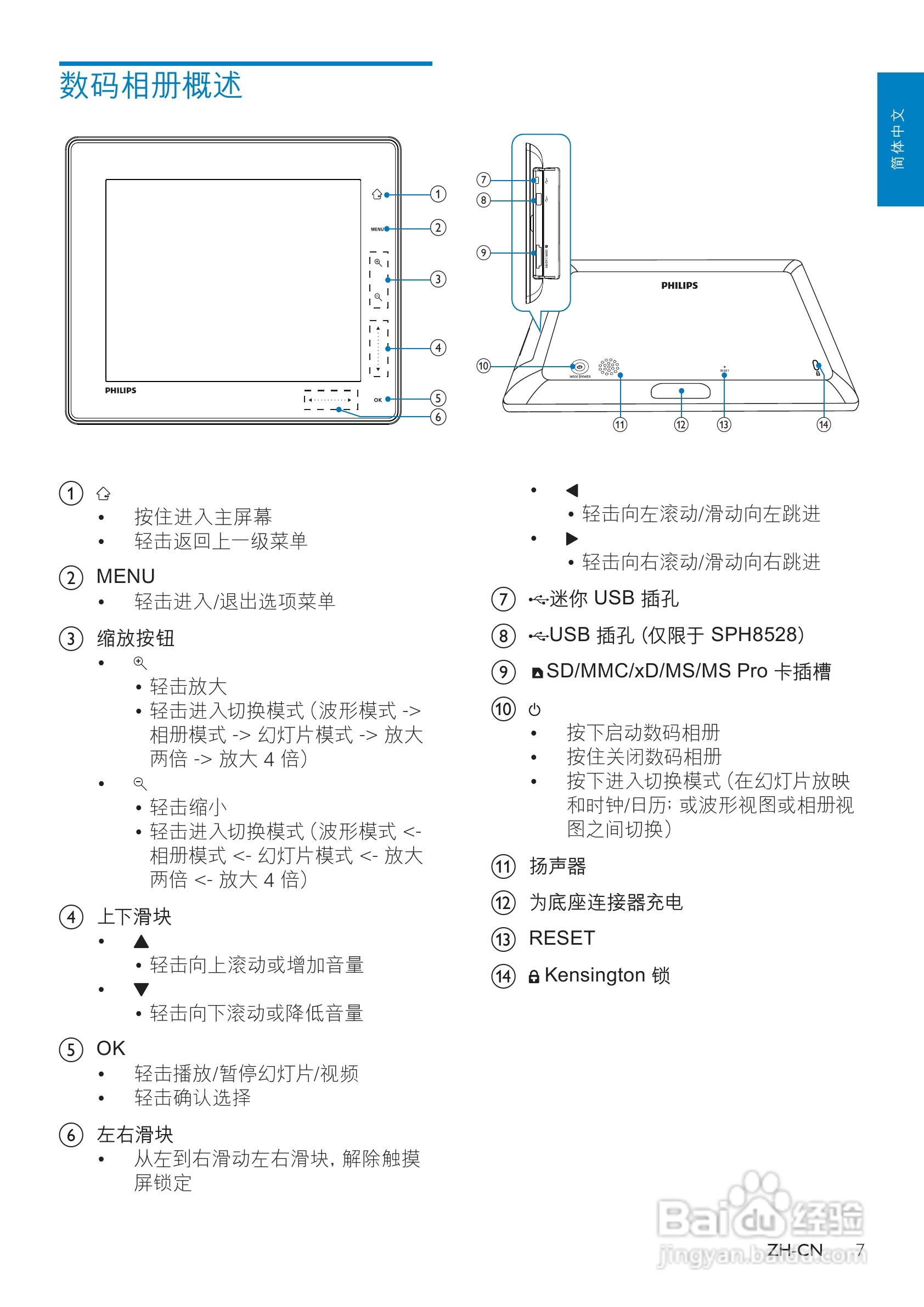 飞利浦SPH8428数码相框使用说明书:[1]