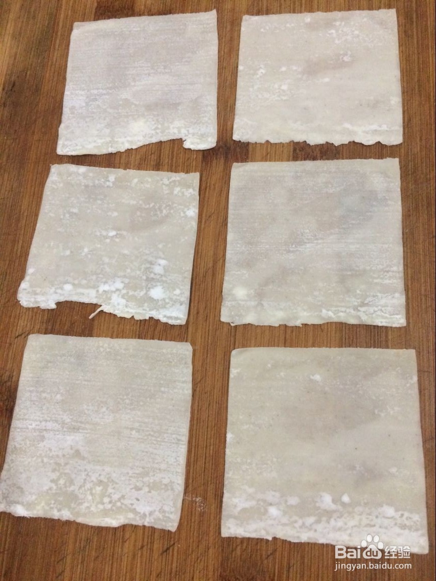 混沌皮做香脆薄肉饼的方法
