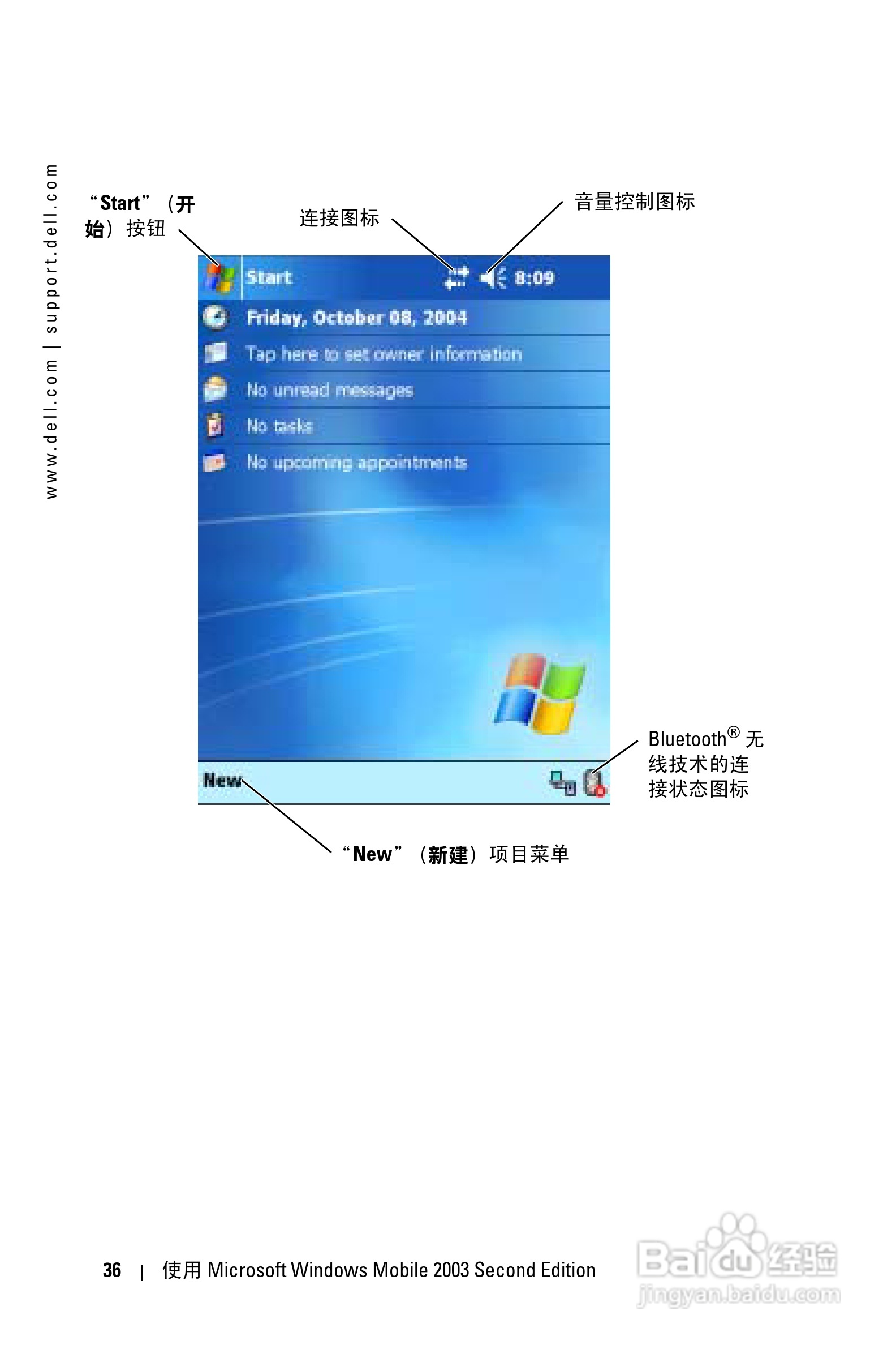 戴尔PDA(掌上电脑)HC03U型说明书:[4]