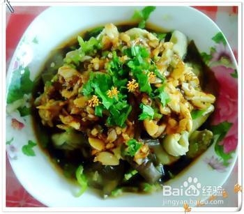 凉拌手撕茄子的做法