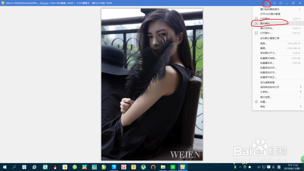 如何使用2345看图王给图片打马赛克