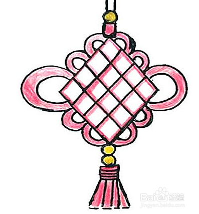 中国结简笔画怎么画？几个步骤就学会