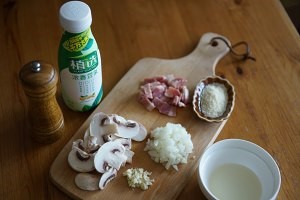 怎么做豆乳白酱意面