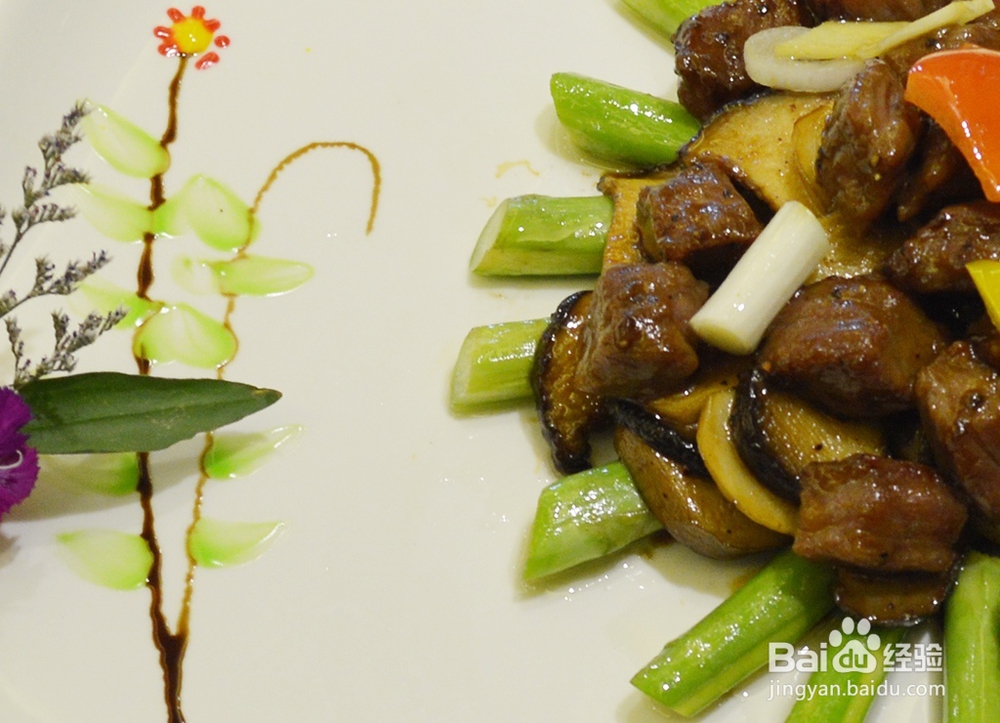 黑椒荔枝菇禾牛肉