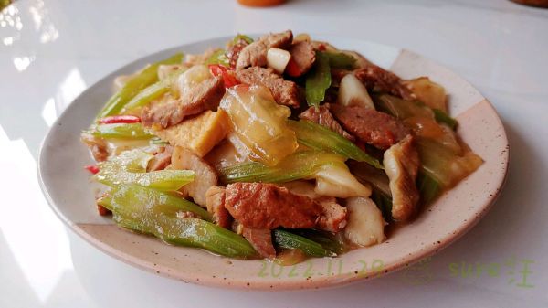 香辣牛肉芹菜粉