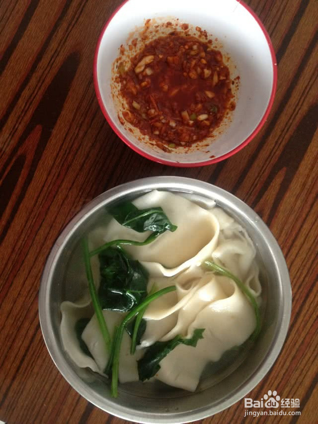 蒜蘸面的做法