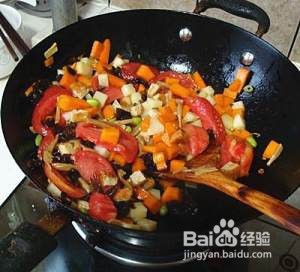 西红柿南瓜疙瘩汤