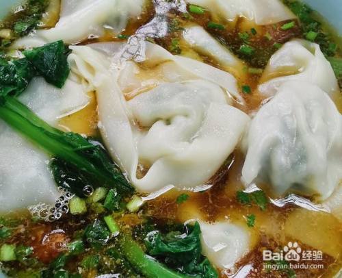 荠菜馄饨的做法