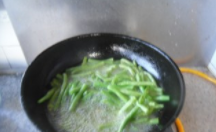 肉末煸炒四季豆