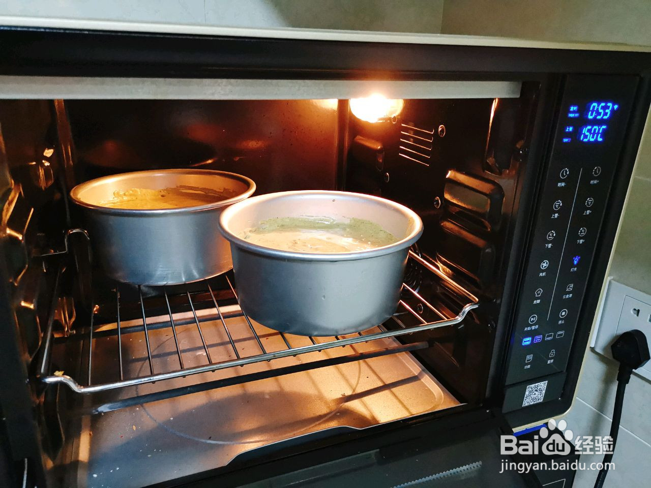 抹茶戚风的做法