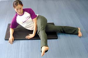 普拉提背部运动图解