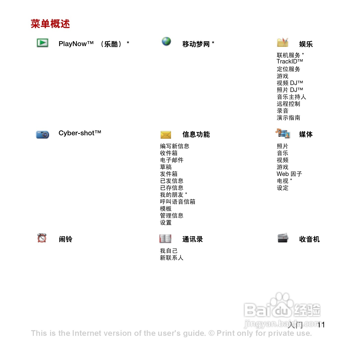 索尼爱立信C902c手机使用说明书:[2]