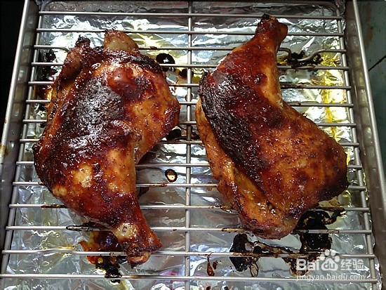 烤箱烤鸡全腿