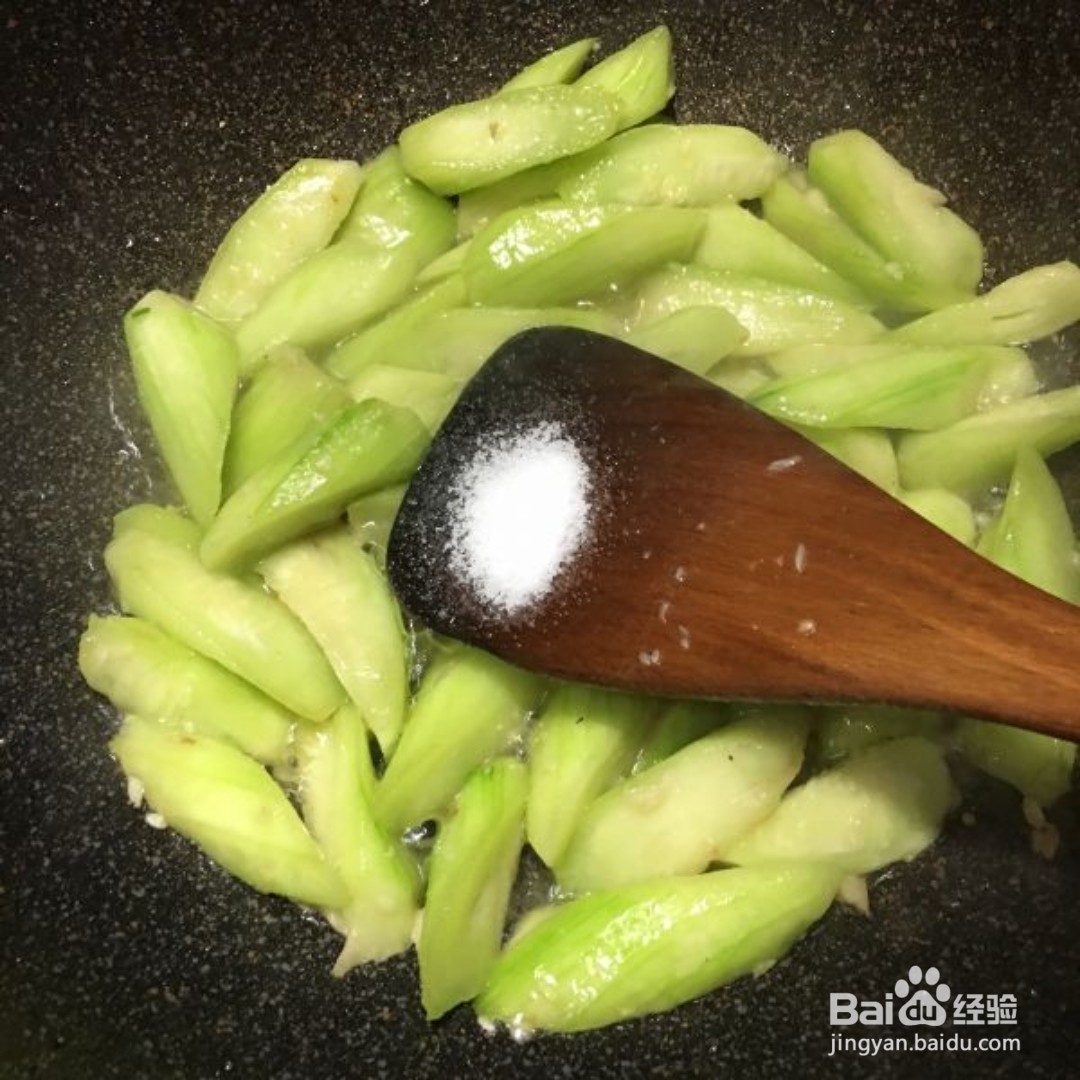 蒜苗炒丝瓜