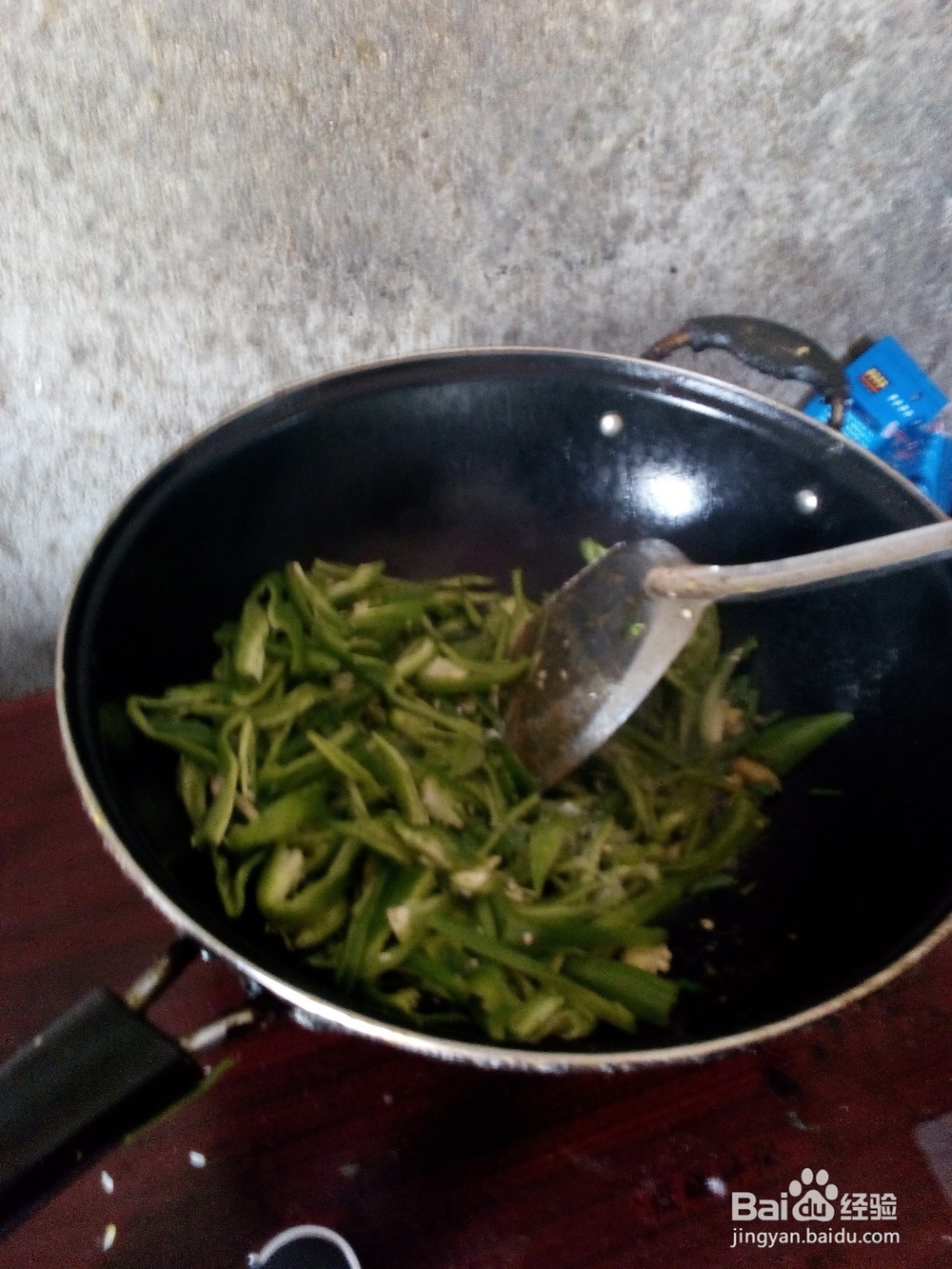 怎样做青椒炒肉丝 百度经验