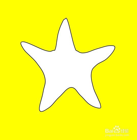画海星的简笔画