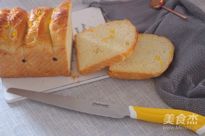 玉米吐司的做法