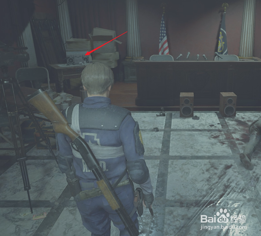 生化2重制版里昂里关攻略56:收集隐藏处的物品