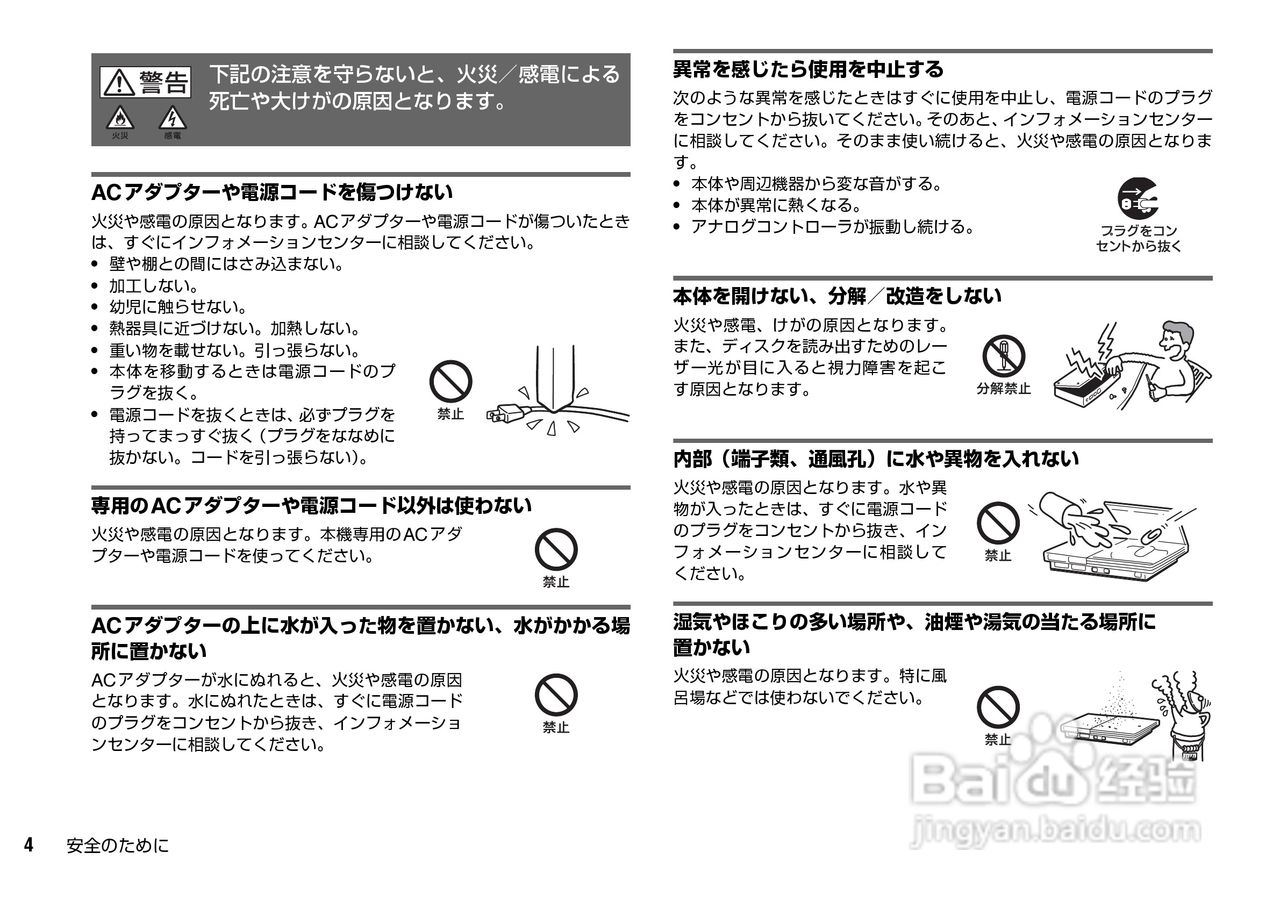 SONY SCPH-70000超薄陶瓷白PS2主机说明书:[1]
