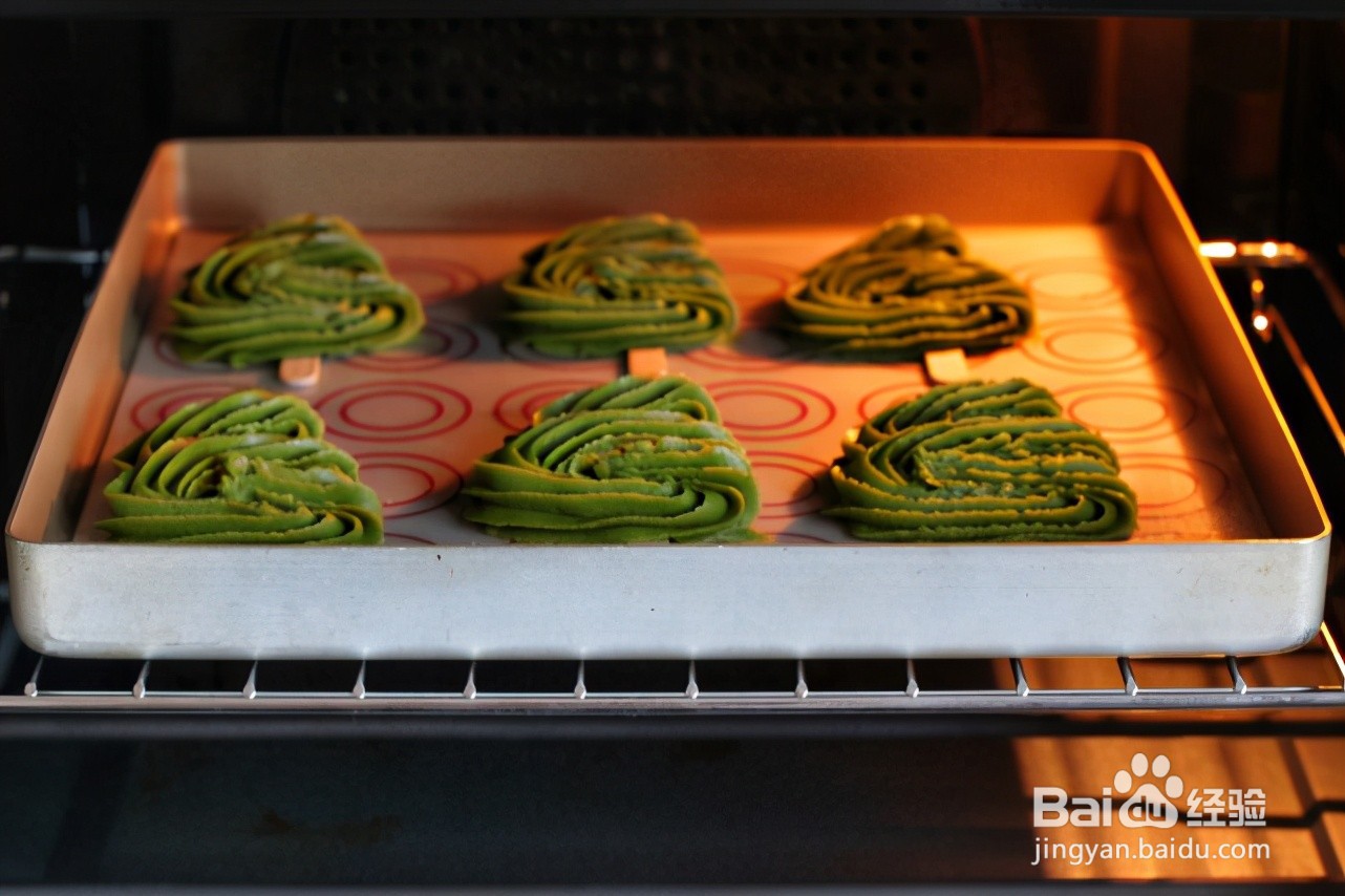 怎么做圣诞树花环曲奇饼干