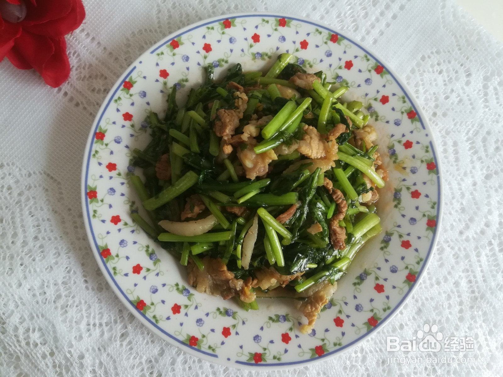 炒菊花菜的做法