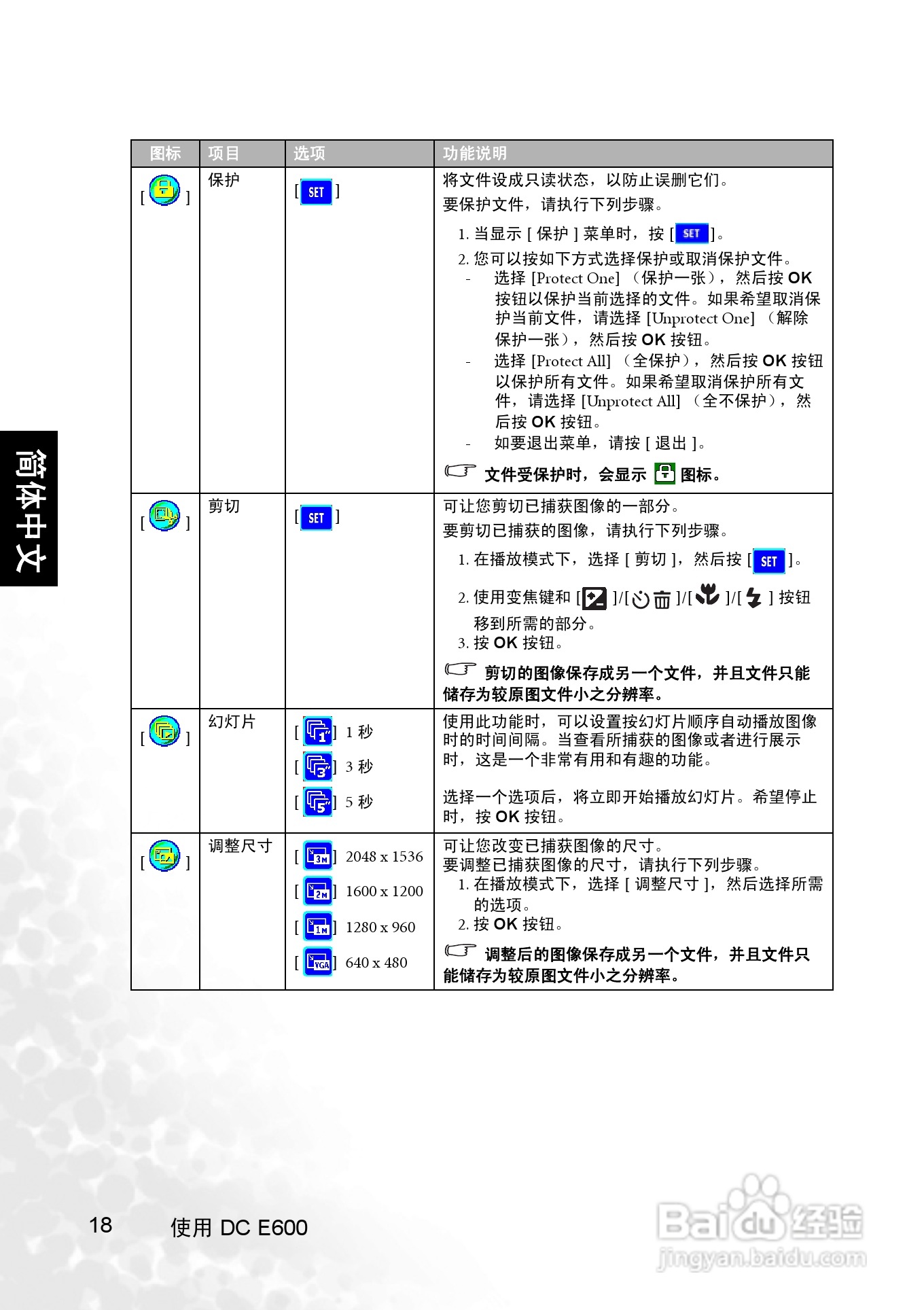 明基 DCE600数码相机说明书:[3]
