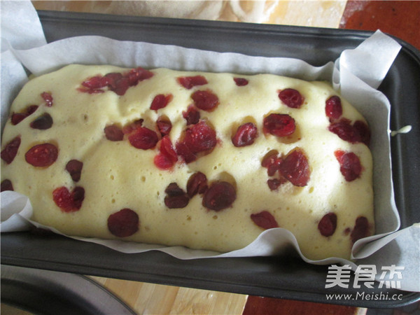 蒸蔓越莓老式蒸蛋糕