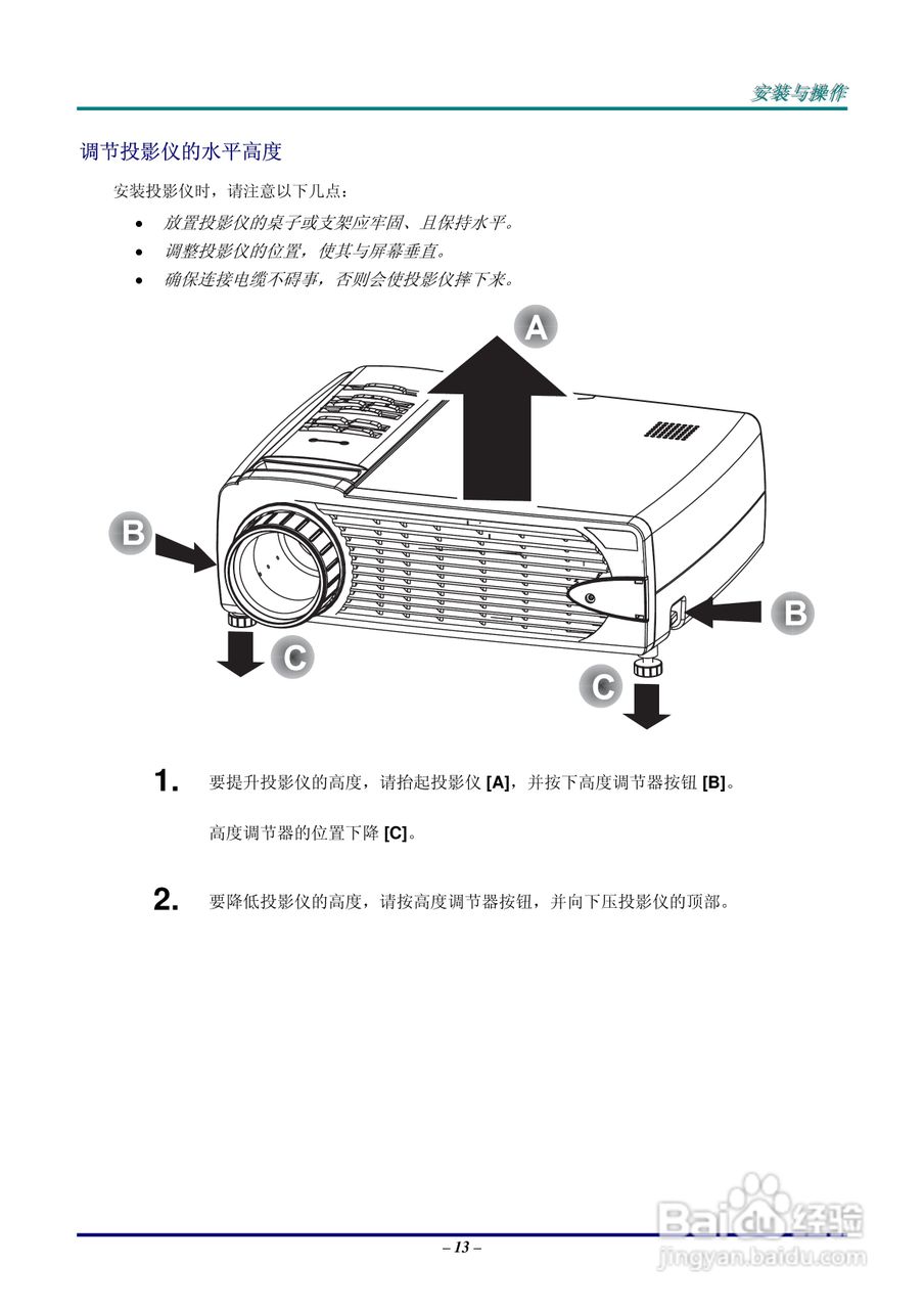 丽讯Vivitek D630投影机说明书:[2]
