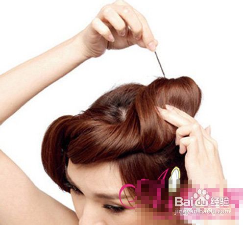 DIY森女系精致优雅盘发