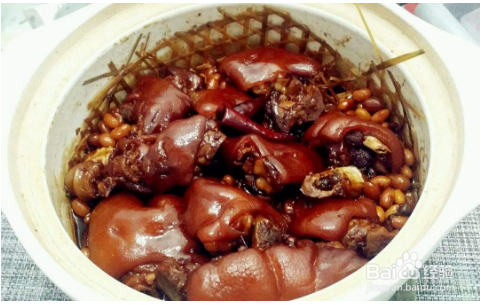 黄豆猪蹄的做法