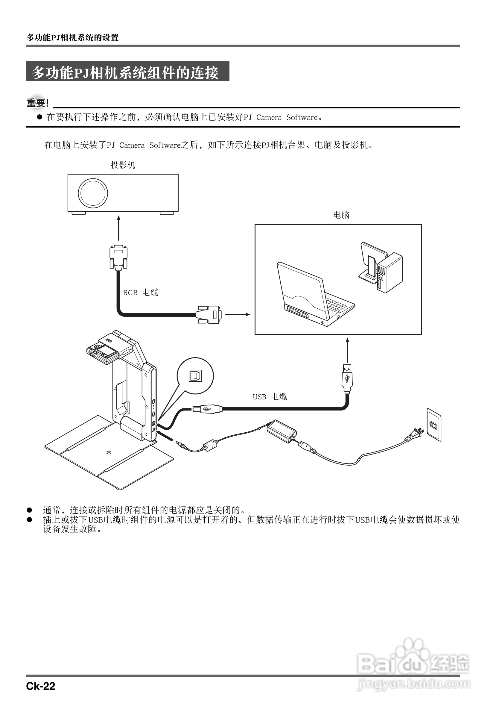 卡西欧数字投影仪YC-400型使用说明书:[3]