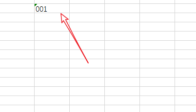 excel怎么输入01,001数字