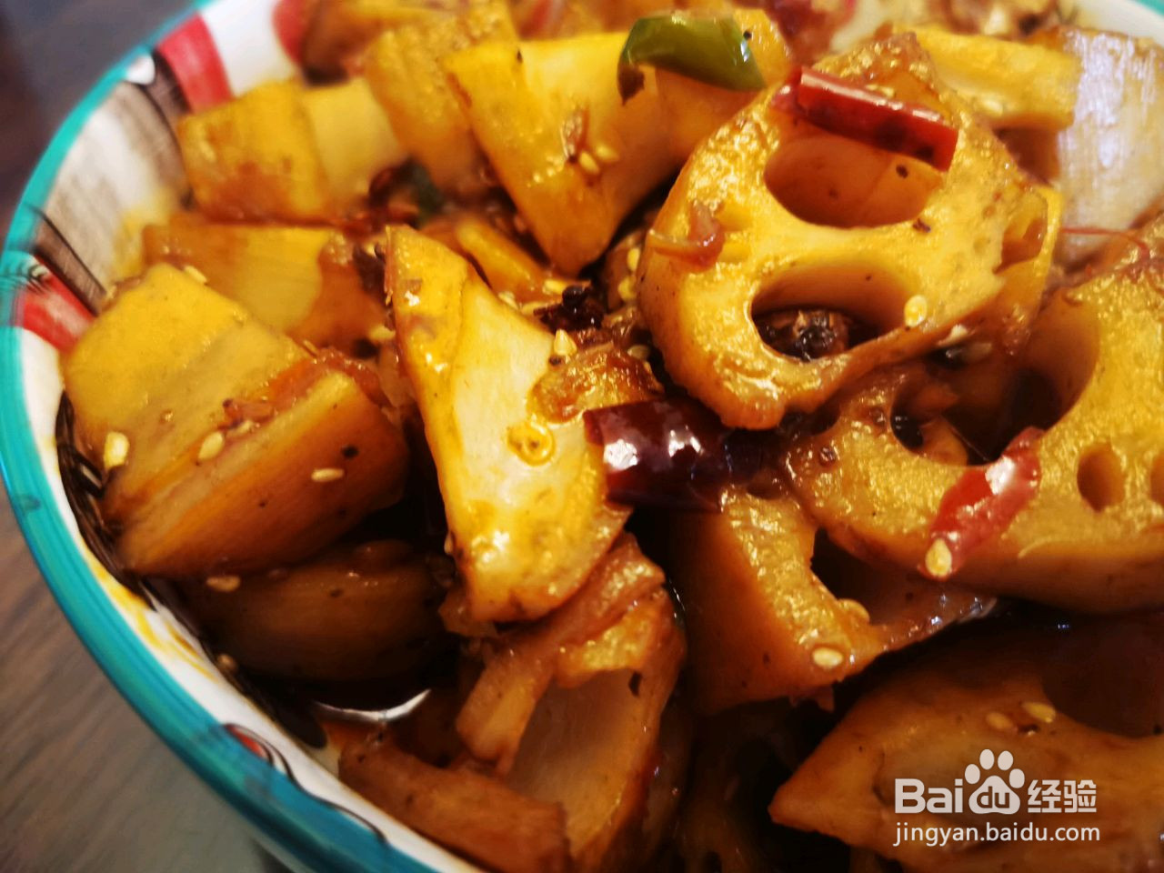 麻辣鲜香的炒藕丁的做法