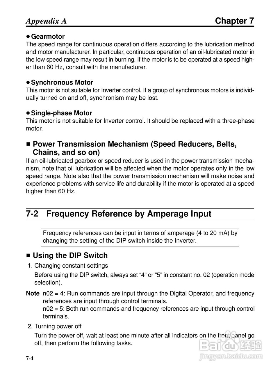 欧姆龙3G3EV-PETX3200变频器说明书:[9]