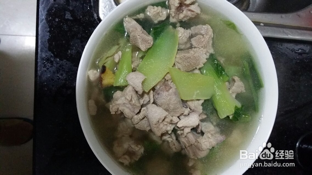 怎样做一道美味的瘦肉青莴汤