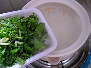 荠菜黄豆粥