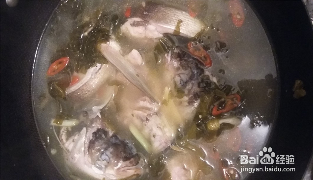 酸菜鱼头汤--家常菜做法大全