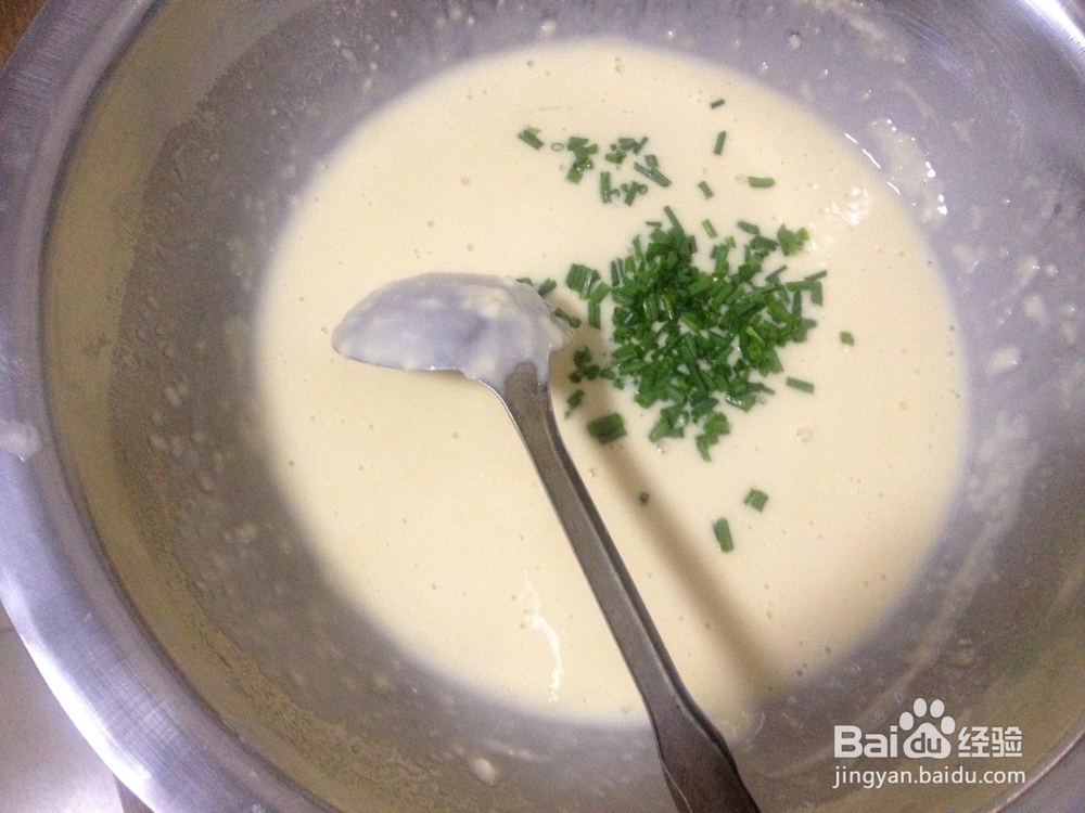 10分钟快手早餐 香葱蛋饼的做法