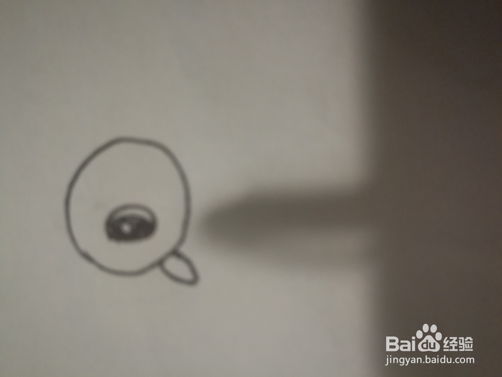 一只小鸡的简笔画