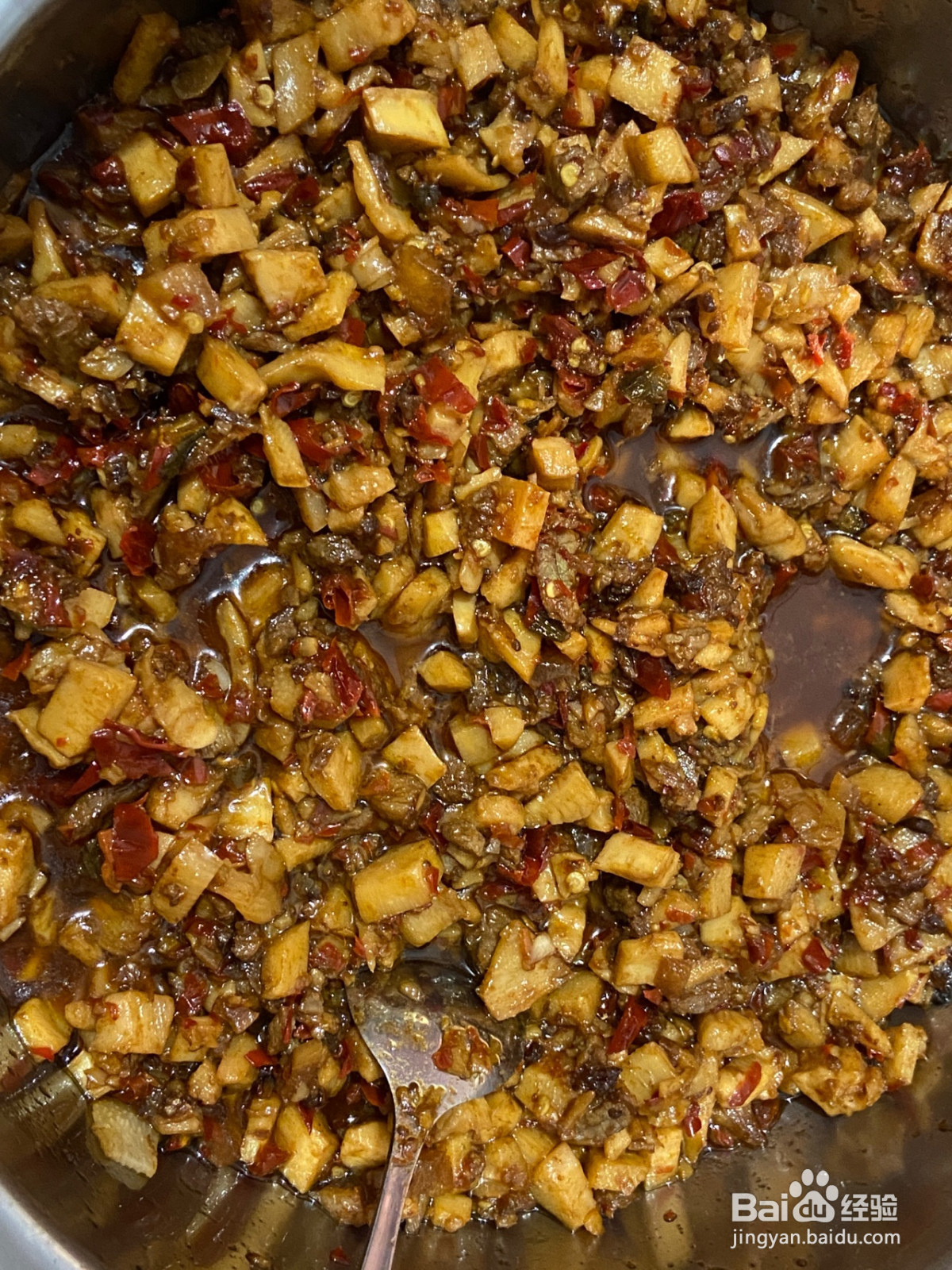 笋丁牛肉酱的做法