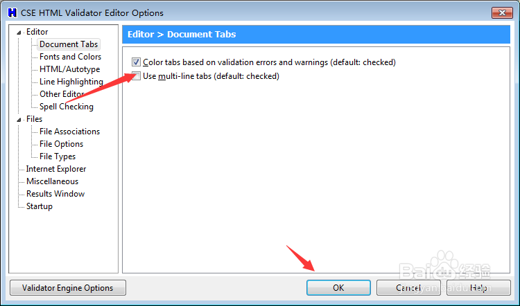 CSE Validator v14.0怎么关闭使用多行选项卡