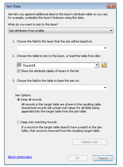 ArcGIS中如何关联Excel和CAD格式元素