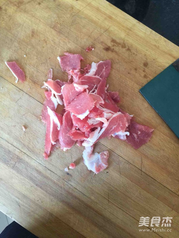 肉炒蒜薹的做法