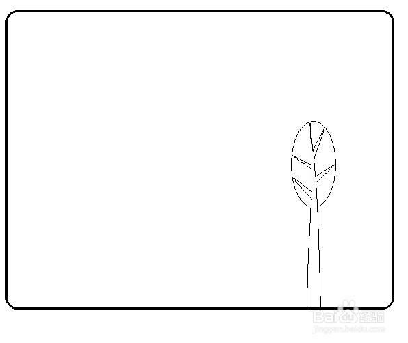 四颗树简笔画